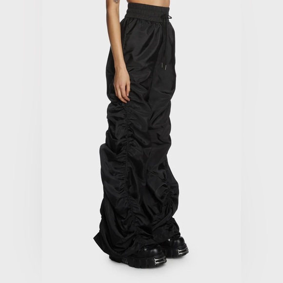 Zemeta - Ruched Wide Leg Pants - Size Small - Picture 4 of 7